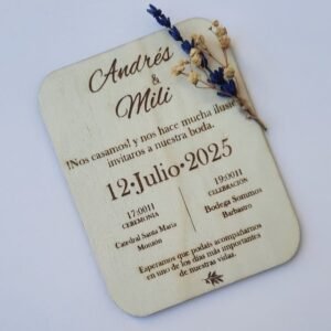 Invitaciones de boda