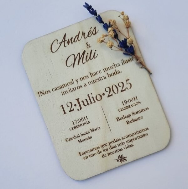 Invitaciones de boda