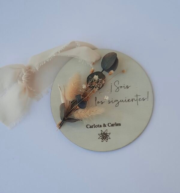 Placa "sois los siguientes" - Imagen 2