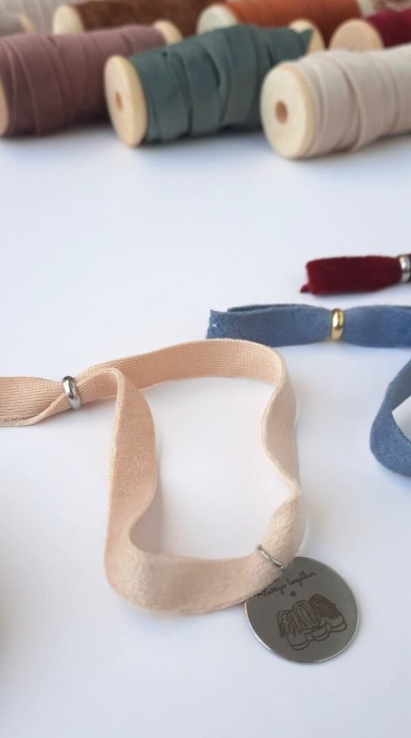 Pulseras terciopelo - Imagen 3