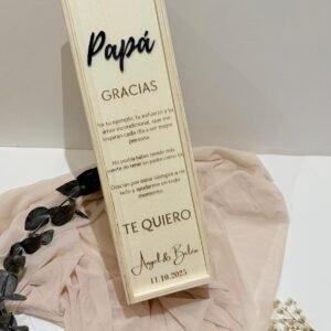 Caja madera vino