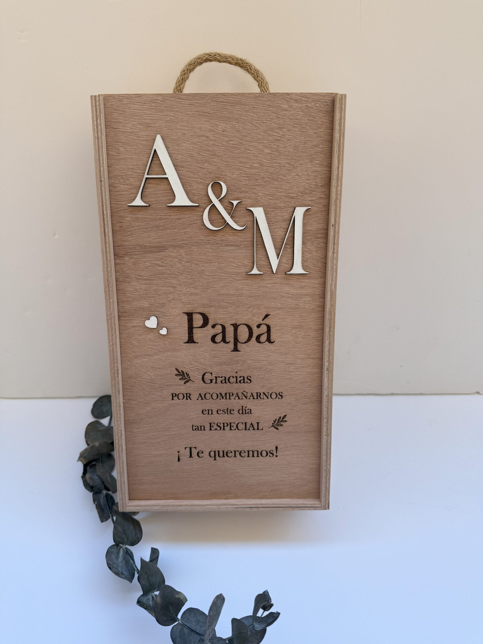 Caja madera vino - Imagen 2