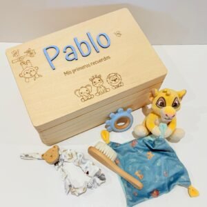 Caja madera "Mis primeros recuerdos"