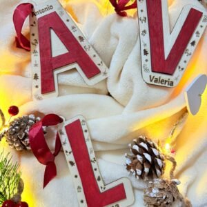 Letra Navideña personalizada